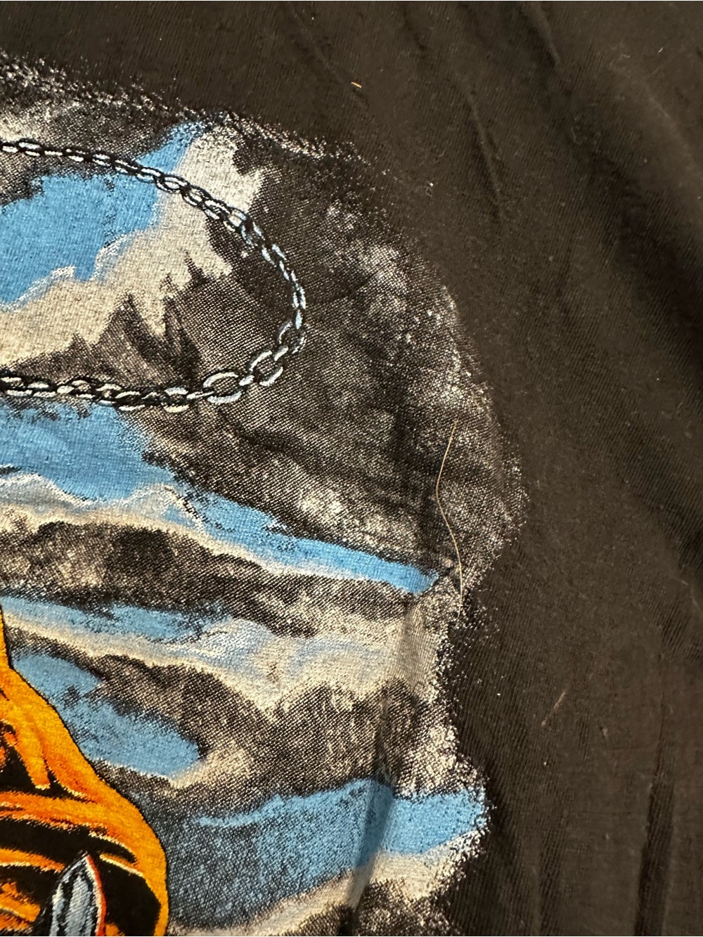 VTG ‘90 Authentic Dio Lock Up the World Tour. Sz: L Single stitch band tee. - Picture 13 of 16